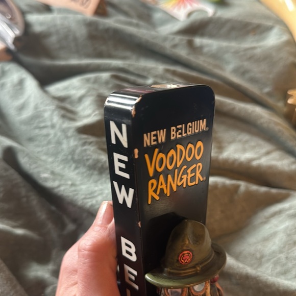 Belgium Voodoo 3D Ranger Pale Ale Draft Beer Keg Bar Tap Handle Skeleton 7.5 ” - Picture 3 of 4